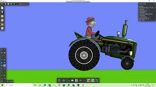 Hill Climb Racing Tractor algodoo