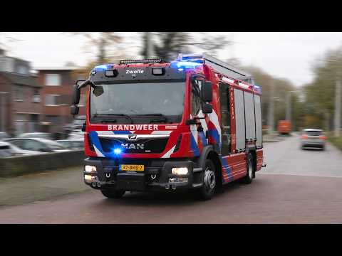 P1 TS 04-1631 Zwolle-Noord & Ambulance met spoed naar en vanaf een melding tilassistentie in Zwolle