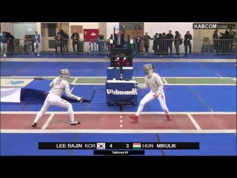 SWS 2015_Athens - T64 - Lee Ra-jin KOR v. Mikulik HUN