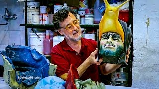 CRAFTSMANSHIP. MASK MAKER IN VENICE ITALY.