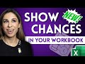 How To Show Changes And History Of Edits In Excel Formula Changes Too