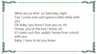 Gene Vincent - Walkin' Home from School Lyrics