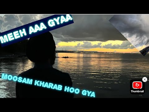 Beach te gye te meeh aa gyaa //