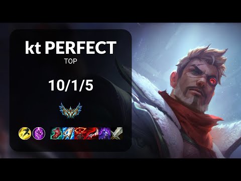 kt PerfecT Jayce vs Quinn TOP - KR CHALLENGER Patch 13.17