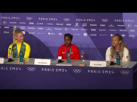 FAITH KIPYEGON BECOMES FIRST TO WIN THREE OLYMPIC 1500M TITLES, JESS HULL BRONZE | PRESS CONFERENCE