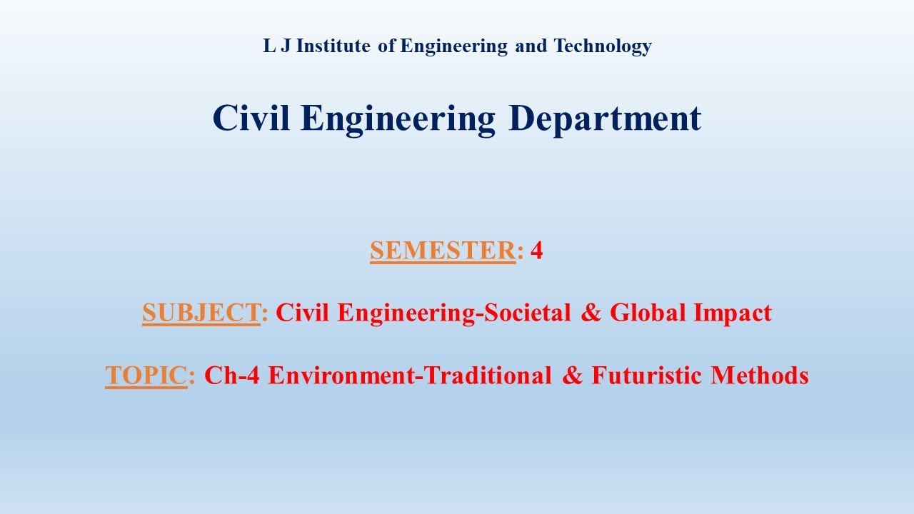 CESGI_Environment-Traditional & Futuristic Methods_Part-1