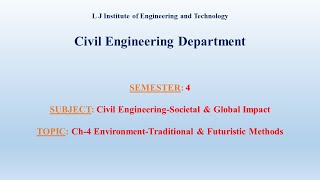 CESGI_Environment-Traditional & Futuristic Methods_Part-1