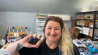 Very First Live! Messing with 3 New Alcohol Ink Dyes! Claramarble