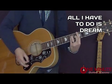 All I Have To Do Is Dream by The Everly Brothers - Guitar Lesson