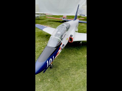 Hangar 9 Sport Hawk Walk Around! #rc #rcjet #aviation