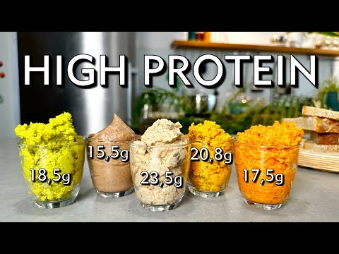 Eiweißreiche Dips und Aufstriche  - einfach selber machen nach dem Baukastenprinzip