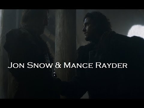 Jon Snow and Mance Rayder|| Kings of the People