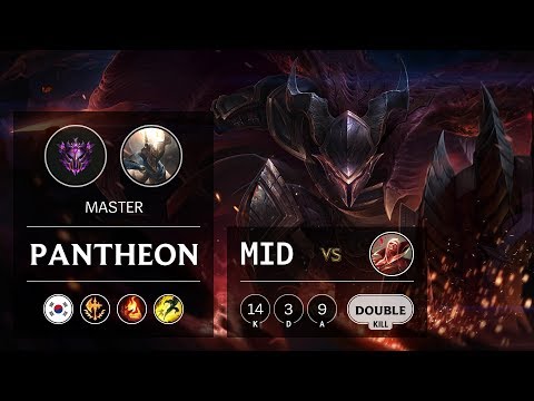 Pantheon Mid vs Vladimir - KR Master Patch 9.19