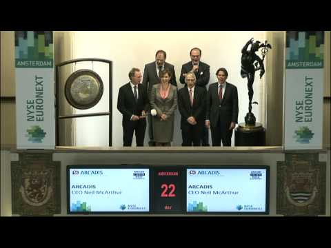 Nieuwe CEO ARCADIS, Neil McArthur, Opent Amsterdamse Beurs