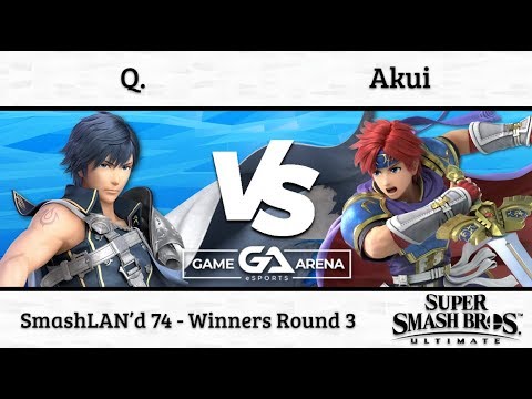 SmashLAN'd 74 - Q. vs Akui - Winners Round 3