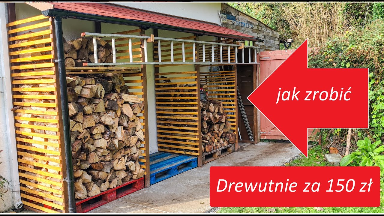 #32. Jak wykonać drewutnia za 150 zł / How to make a wood shed for 110 euro