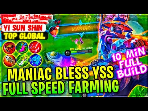 Aggressive Yi Sun Shin Bullies the Enemies (22 Kills) | Top Global YSS Emblem Set and Gameplay 2023