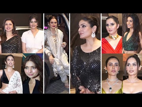 Rekha, Raveena, Bhagyashree, Sania Mirza, Jiya, Manya & many top stars attend Global Spa Awards Show