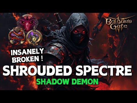 INSANELY BROKEN Shrouded Spectre! Patch 8 Hexblade/Swash/Shadow Sorc BUILD in Baldur's Gate 3/ #bg3