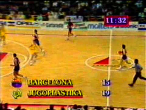 baloncesto  final four - 1990 Barcelona  Jugoplastika.-.2