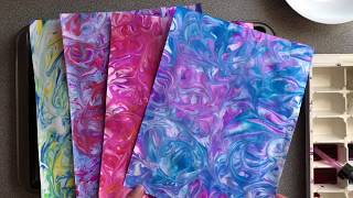 How to Make Marbled Paper with Shaving Cream and Watercolours