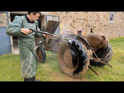 Man Restores 80-YEAR-OLD Tractor Back to New | Start to Finish by @RV-19