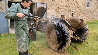 Man Restores 80-YEAR-OLD Tractor Back to New | Start to Finish by @RV-19