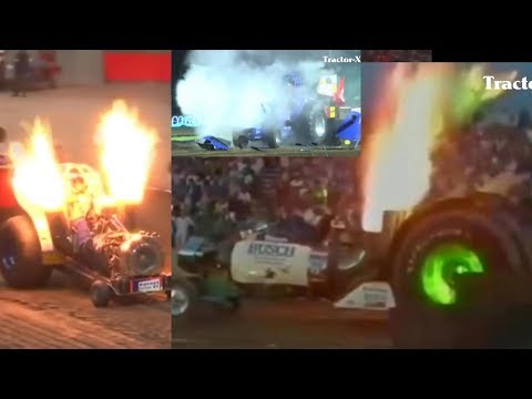 TRACTOR Pulling Blowing Engine HD II Tractor-X Video