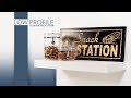Low Profile Floating Shelf System