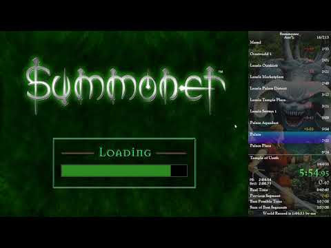 Summoner Any% in 1:43:50 (1:51:50 RTA)