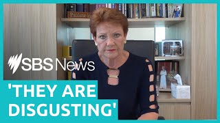 Pauline Hanson rebukes Mark Latham for homophobic tweet | SBS News