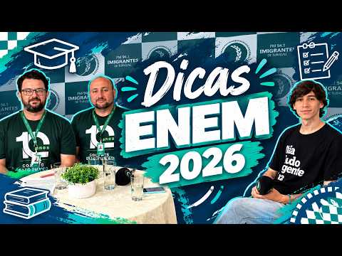 Dicas ENEM 2026 | Colégio SATC e Rádio Imigrantes FM #01