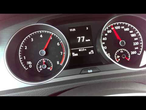 VW Golf VII 7 1.2 TSI 0-100 Beschleunigung Acceleration