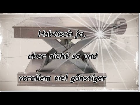 Bohrtischverlängerung ganz einfach selber machen mit Höhenverstellung, einfach Genial