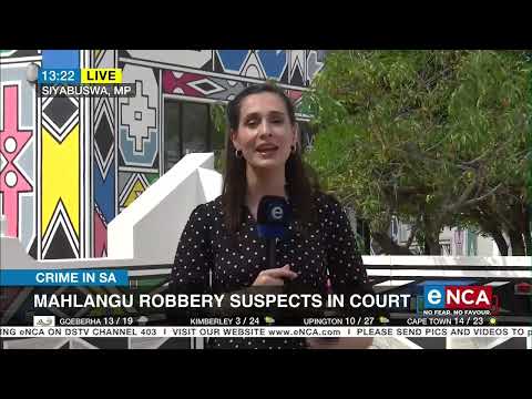 Mahlangu robbery suspects in court