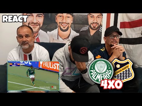 REACT PALMEIRAS 4X0 AGUA SANTA - É UM DEJA VU? PALMEIRAS BI CAMPEÃO PAULISTA