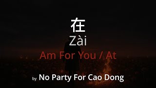 Am For You 在 - No Party For Cao Dong Lyrics (Simplified Chinese + Pinyin + English)