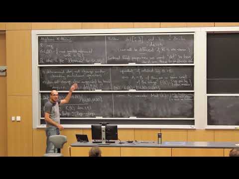 Jean-François Lafont - An introduction to K-theory and the isomorphism conjectures