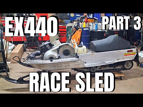 Yamaha Exciter "RACE SLED" - Vintage Snocross Build Pt. 3