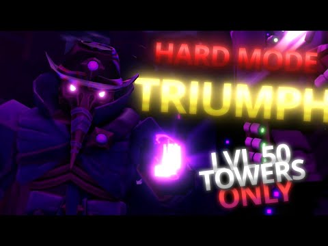 Night 3 Hard Mode Triumphed with No Special Towers | TDS Halloween Event Finale