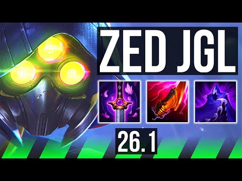 ZED vs JARVAN IV (JGL) | 61K damage, 6k gold comeback | EUW Master | 26.1