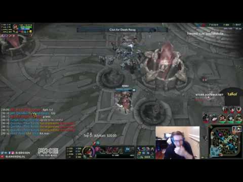 WildTurtle trolling on Bjergsen's stream - League of Legends