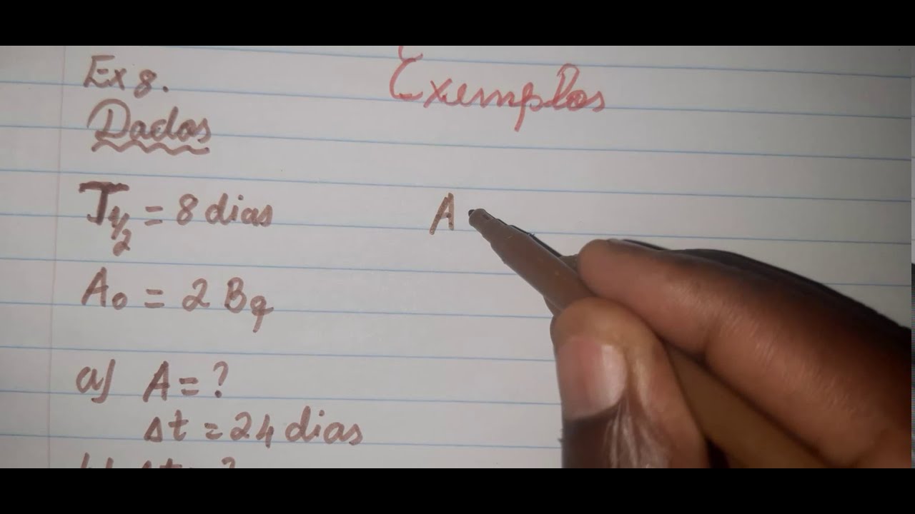 Aula 3. Exercício sobre Leis de Desintegração Radioactiva (Exercício 1)