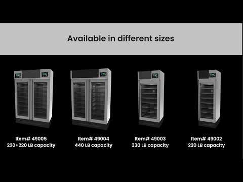 Video thumbnail for Pesciugatore® Fish Curing Cabinet with 220 LB/100 KG Capacity