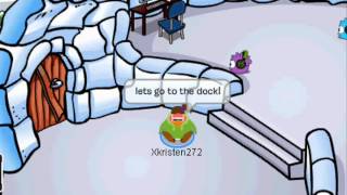 Club Penguin - Dubstep Puffle at Dock