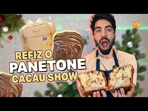 I made the R$140.00 panettone from Cacau Show.