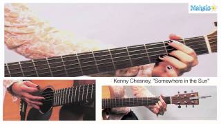 How to Play Somewhere in The Sun by Kenny Chesney on Guitar