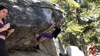 Video thumbnail of Blue Flame, V7. Tramway