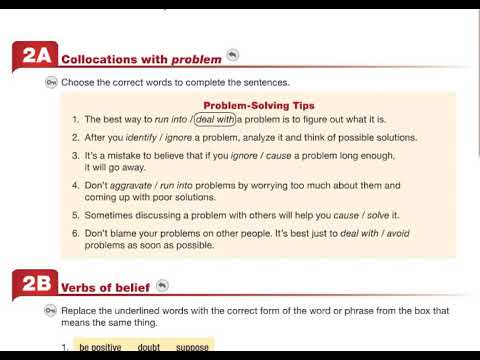 Passages 1: Vocabulary plus 2 A and B