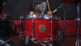 Video thumbnail for ddrum Dios Series Maple Cherry Red Sparkle 6.5"x14" Snare Drum by A.J. Altieri